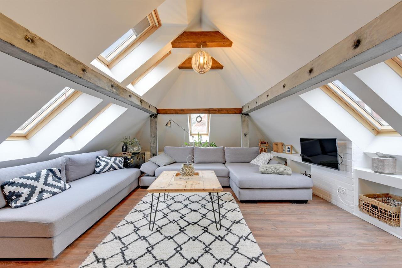Grand Apartments - Wood Loft Apartment Sopot Bagian luar foto