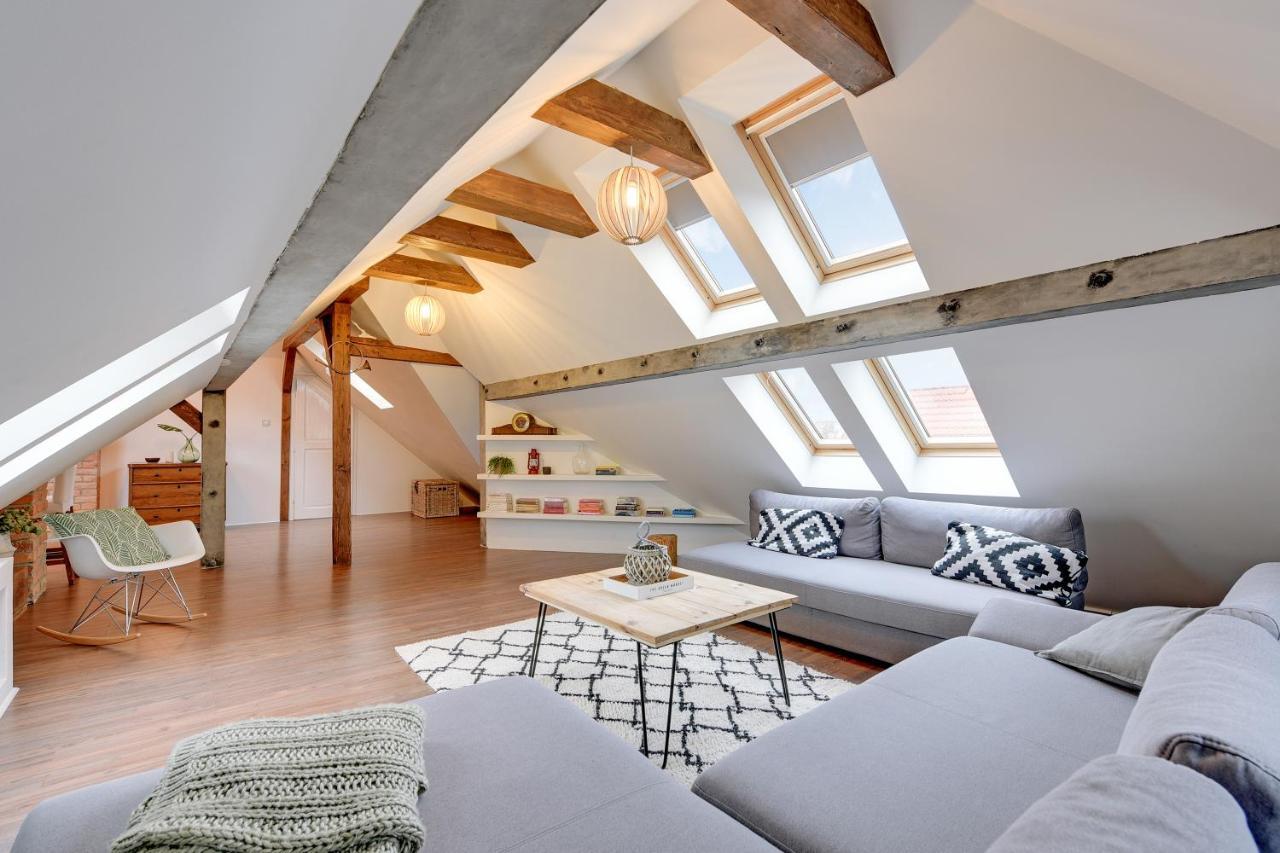 Grand Apartments - Wood Loft Apartment Sopot Bagian luar foto